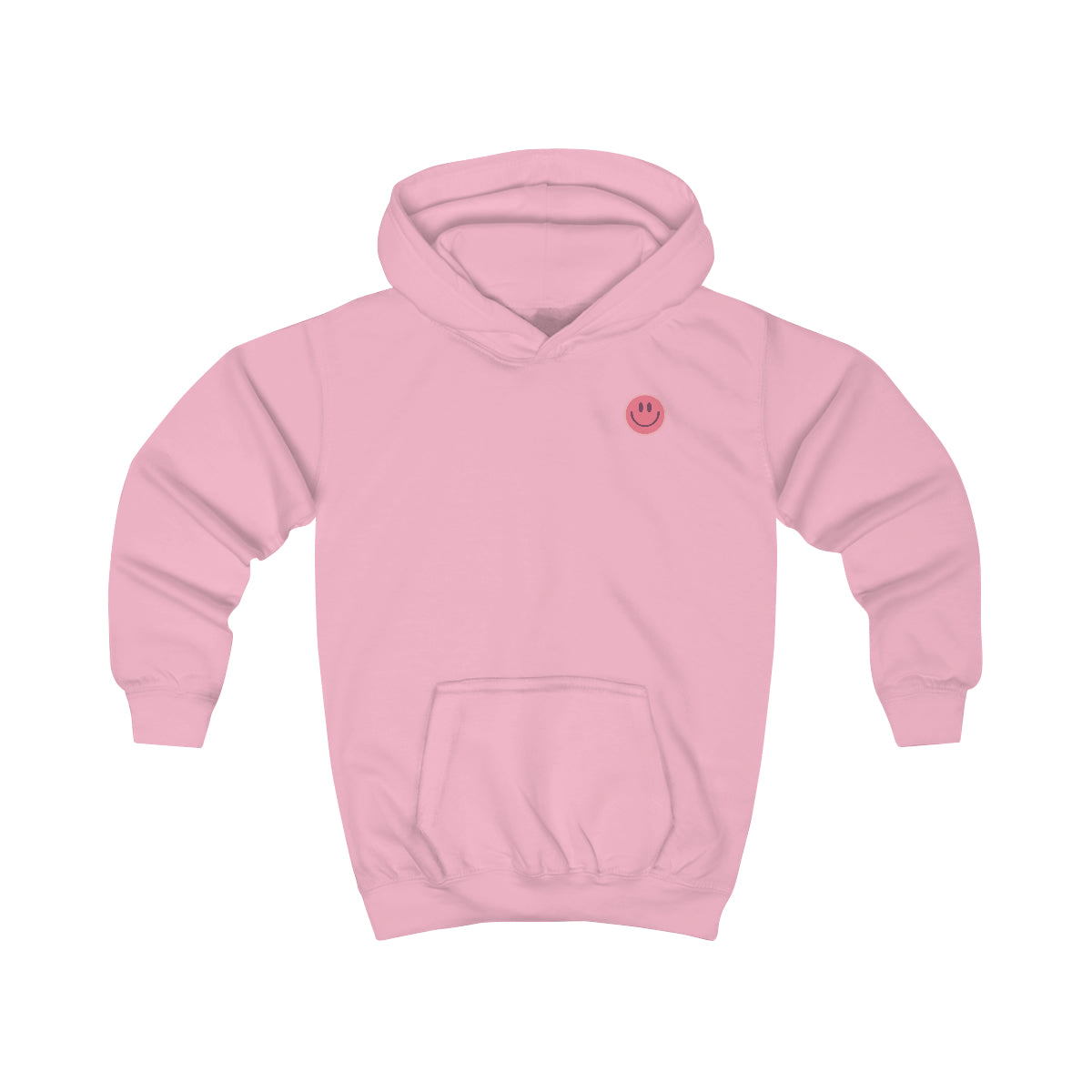 Smile It's Curling Season Pink Hoodie